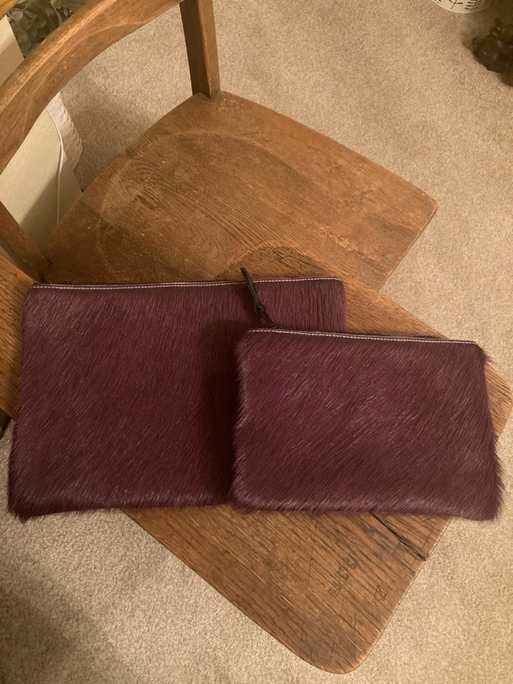 Crimson Willow Hair on Hide/Unicorn Leather 🌵 Mega Haul-It-All Tote Bundle EUC - Picture 10 of 14